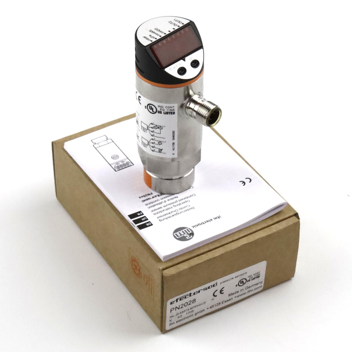 ifm efector500 Drucksensor PN2028 PN-,25-RBR14-MFRKG/US//V O