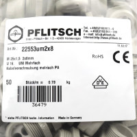 PFLITSCH Kabelverschraubungen 22553um2x8 (50Stk.) OVP