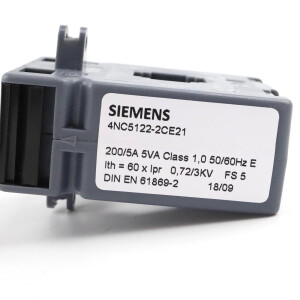 Siemens Stromwandler 4NC5122-2CE21 OVP
