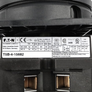 Eaton Hauptschalter T5B-4-15682/EA/SVB-SW 207426 OVP