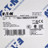Eaton Hauptschalter T5B-4-15682/EA/SVB-SW 207426 OVP