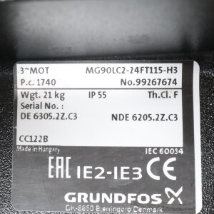Grundfos Eintauchpumpe MTR10-6/6A-W-A-HQQV 10m³/h 62.2m max NOV