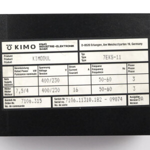 KIMO KIMODUL EKS 7EKS-11 7106.315 230/400V GEB