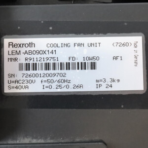 Rexroth Servomotor MAC090A-1-ZD-4-C/110-A-0/WI524LV/S001 R911266871 NOV