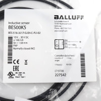 Balluff induktiver Sensor BES00K5 BES 516-3017-G-E4-C-PU-02 OVP