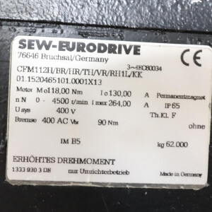 SEW Servomotor CFM112H/BR/HR/TH/VR/RH1L/KK NOV