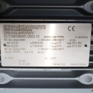 SEW Drehstrommotor DRE100L4/FI/TH/V NOV