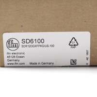 ifm Durchflussmessgerät SD6100 SDR12DGXFPKG/US-100 OVP
