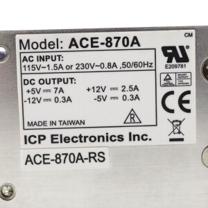 ICP Power Supply ACE-870A-RS OVP