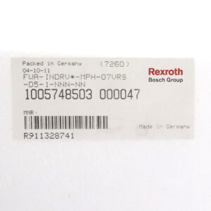 Rexroth Einzelachswechselrichter HMS01.1N-W0036-A-07-NNNN R911295324 OVP