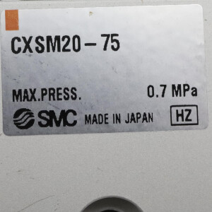 SMC Doppelkolbenzylinder CXSM20-75 OVP