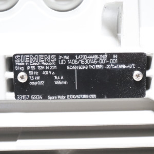 Siemens Niederspannungsmotor 1LA7133-4AA96-Z Z=N22 OVP
