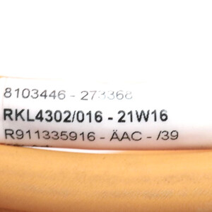 Rexroth Leistungskabel RKL4302/016 R911335916 NOV