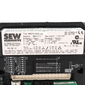 SEW EURODRIVE Frequenzumrichter MM07C-503-00 08241171 GEB