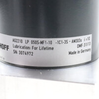 Beckhoff Planetengetriebe AG2210 LP 050S-MF1-10-1C1-3S-AM303x i=10 NOV