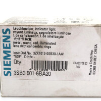 Siemens Leuchtmelder 3SB3 501-6BA20 (4Stk.) OVP