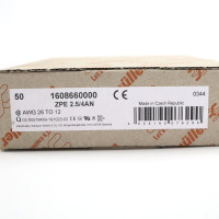 Weidmüller Z-Reihenklemme ZPE 2.5/4AN 1608660000 (50Stk.) OVP