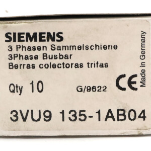 Siemens Sammelschiene 3VU9135-1AB04 (10Stk.) OVP