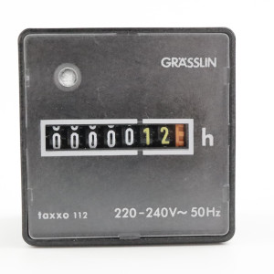 GRÄSSLIN Betriebsstundenzähler taxxo 112 05.15.1038.1 NOV