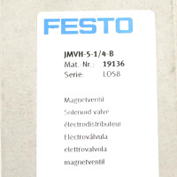 Festo Magnetventil JMVH-5-1/4-B 19136 OVP