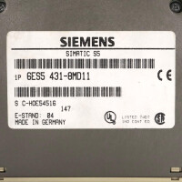 Simatic S5 DI431 6ES5 431-8MD11 E-Stand 04 NOV