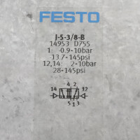 Festo Pneumatikventil J-5-3/8-B 14953 NOV