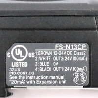Keyence Lichtleiter-Messverstärker FS-N13CP NOV