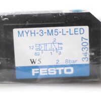 Festo Magnetventil MYH-3-M5-L-LED 34307 NOV