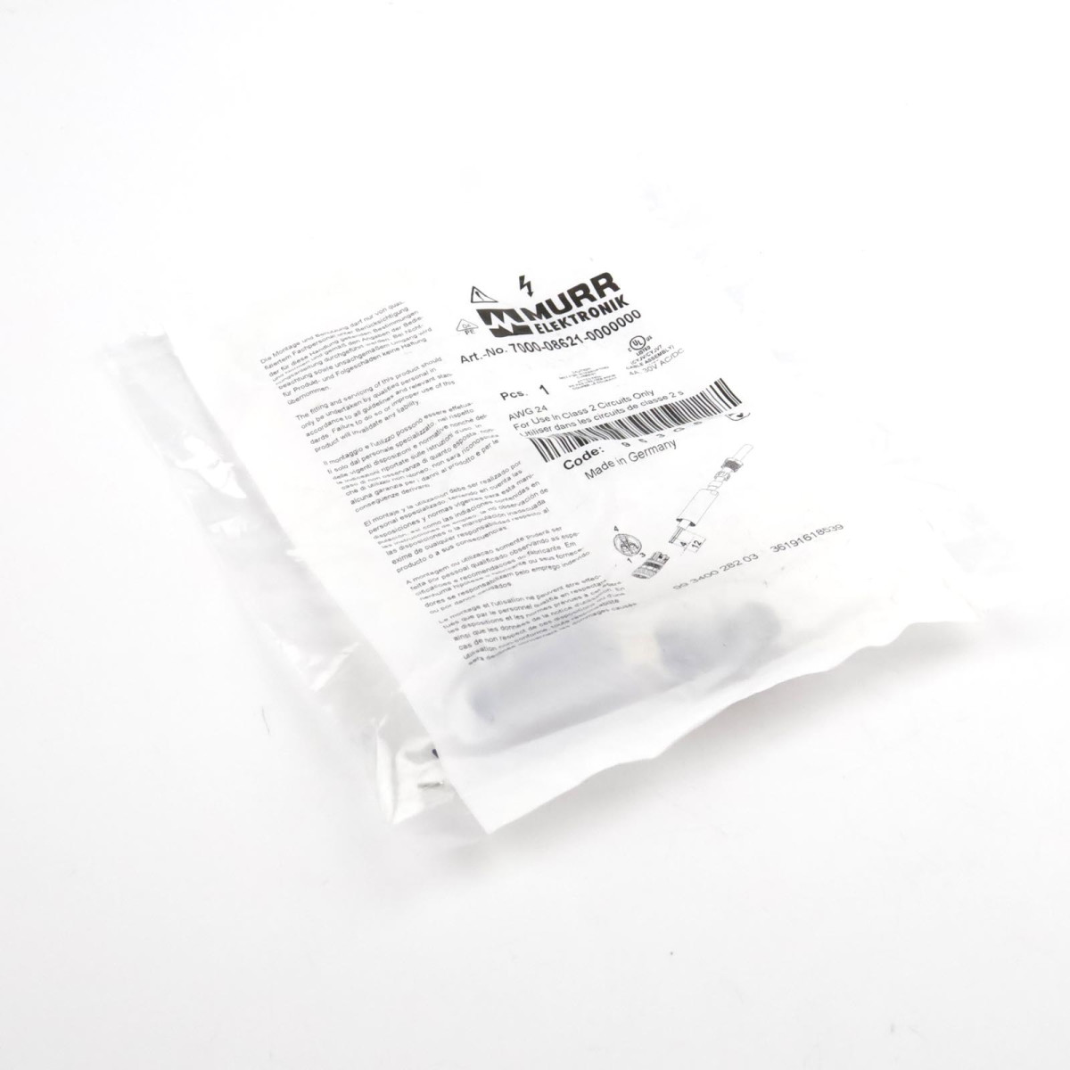 Murr elektronik M8 Bu. Schraubklemme 7000-08621-0000000 OVP