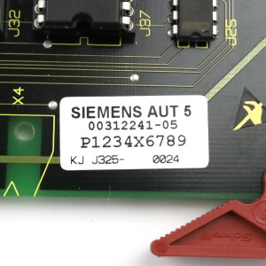 Siemens AUT5 Achsansteuerung II 00312241-05 1710110-Y1-N1/3 GEB