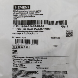 Siemens Blindverschluss 3SU1950-0FA80-0AA0 OVP