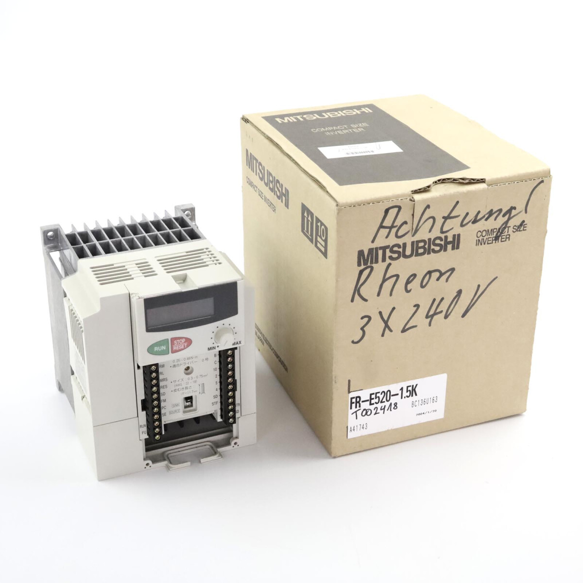 Mitsubishi Electric Inverter FR-E520-1.5K #K2 OVP