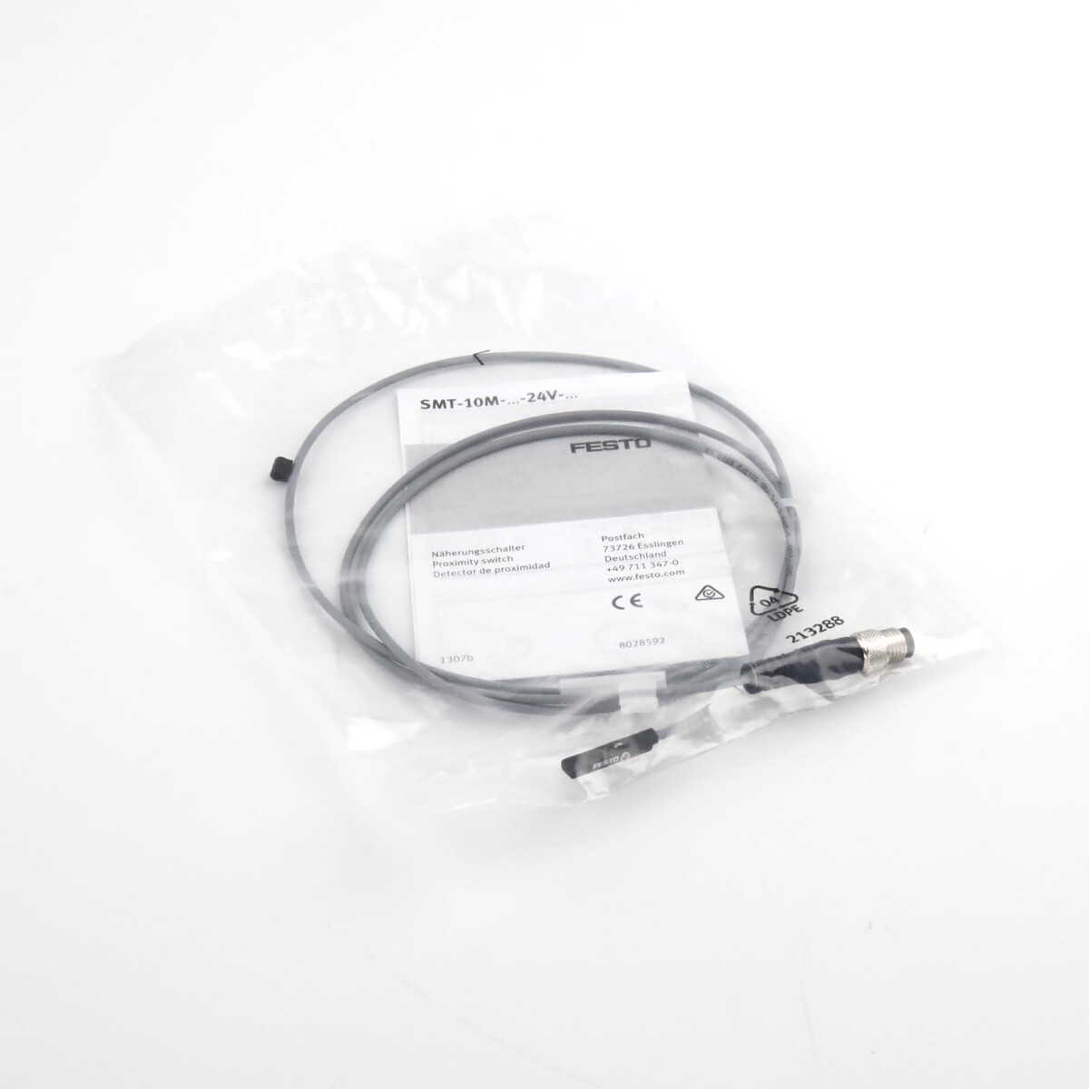 Festo Näherungsschalter SMT-10M-PS-24V-E-1-L-M8D 551372