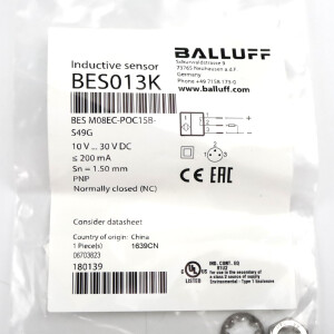 Balluff induktiver Sensor BES013K BES M08EC-POC15B-S49G OVP