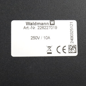 Waldmann Externes Bedienteil 226227019 NOV