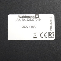 Waldmann Externes Bedienteil 226227019 NOV