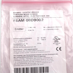 Baumer electric Sender Einweg-Lichtschranke FSAM 08D9002 OVP