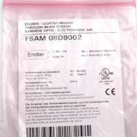 Baumer electric Sender Einweg-Lichtschranke FSAM 08D9002 OVP