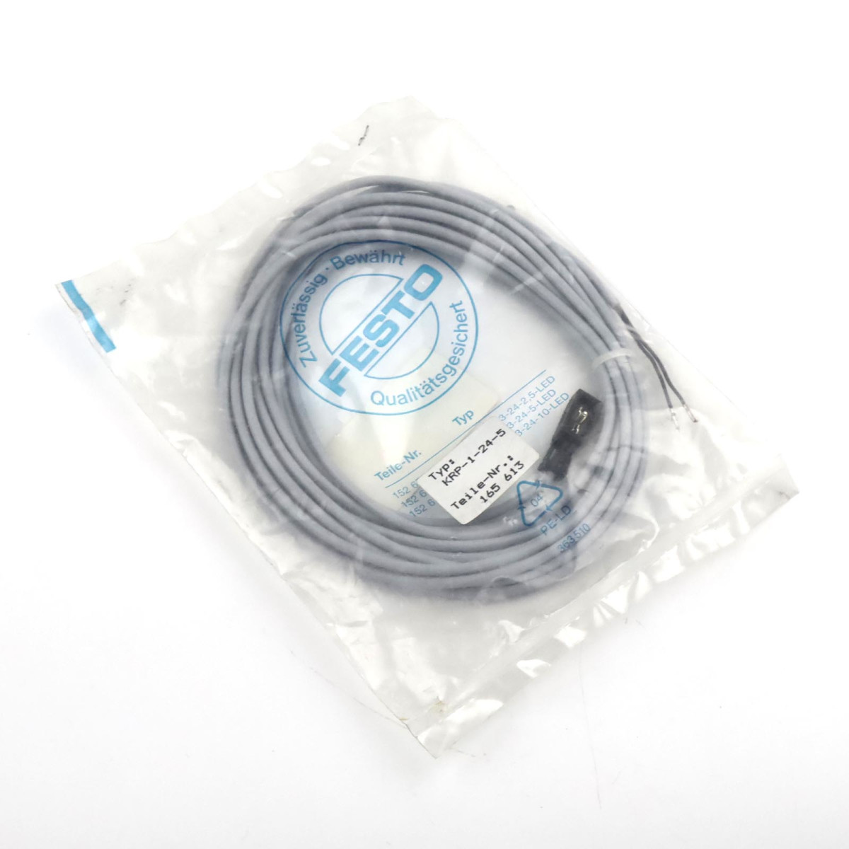 Festo Anschlussleitung KRP-1-24-5 165613 OVP