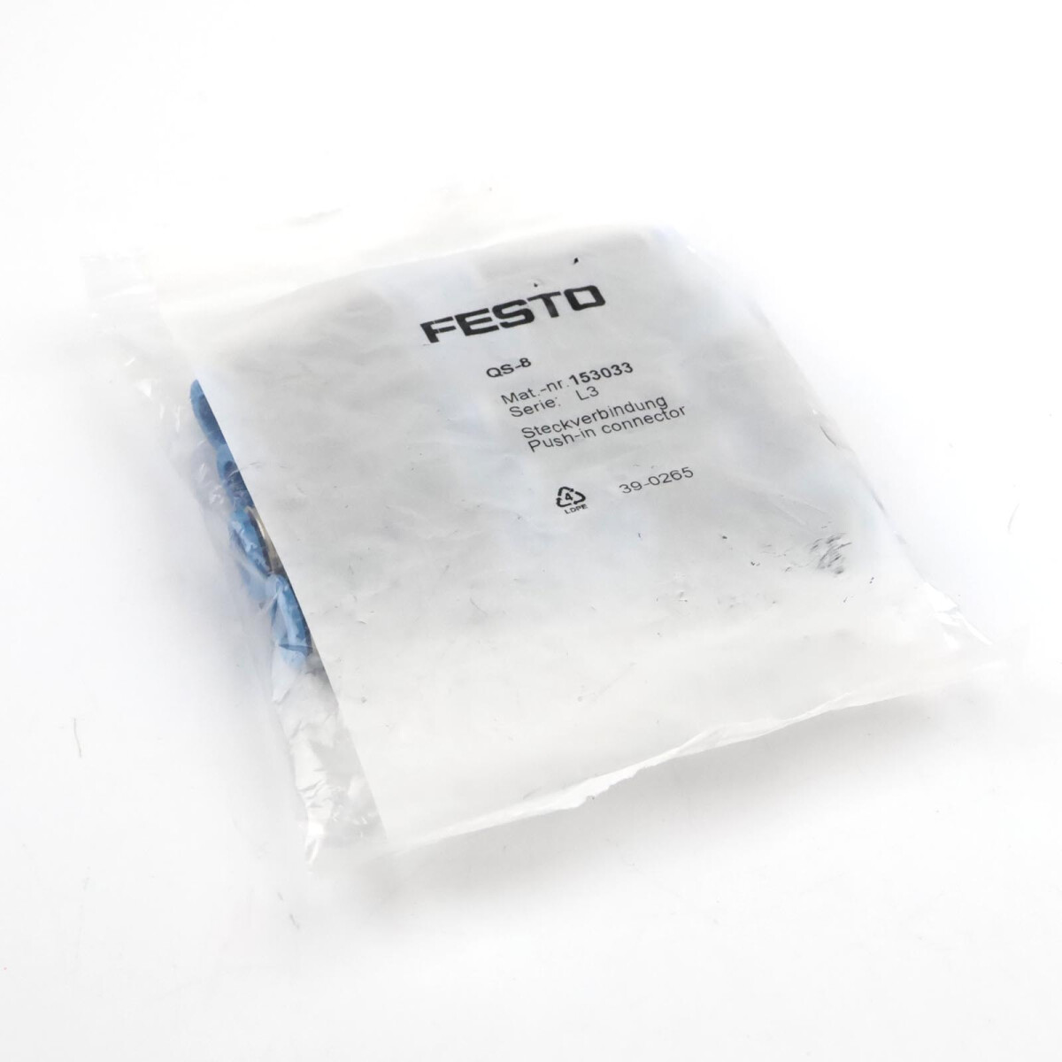 Festo Steckverbindung QS-8 153033 (10Stk.) OVP