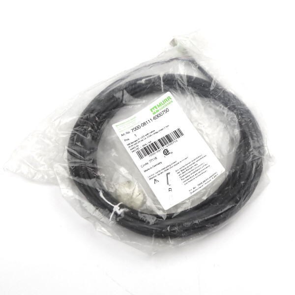MURR ELEKTRONIK Verbindungskabel 7000-08111-6300750 OVP