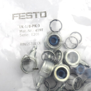 Festo Ringstück LK-1/8-PK-3 4597 (10Stk.) OVP