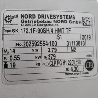 NORD Getriebemotor 90SH/4 HMT TF + 172.1F i=3,79 NOV