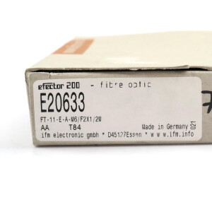ifm efector Reflexlichttaster E20633 FT-11-EPA-M6/F2X1/2M OVP