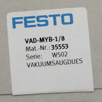 Festo Vakuumsaugdüse VAD-MYB-1/8 35553 OVP