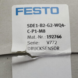 Festo Drucksensor SDE1-B2-G2-WQ4-C-P1-M8 192766 OVP