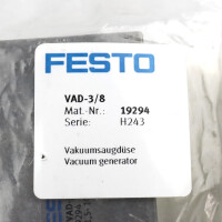 Festo Vakuumsaugdüse VAD-3/8 19294 OVP