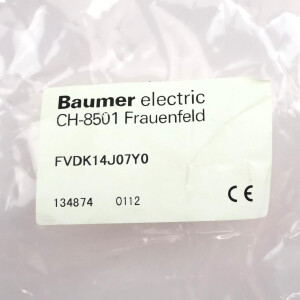 Baumer electric Lichtleitgerät FVDK 14J07Y0 OVP