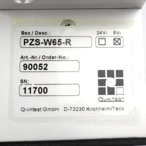 Quintest Prüfzeichenstempler PZS-W65-R 90052 NOV