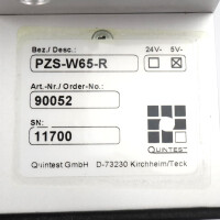 Quintest Prüfzeichenstempler PZS-W65-R 90052 NOV